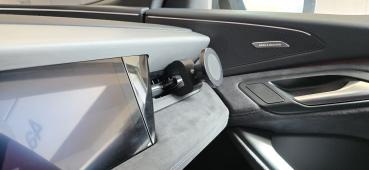 Preview: RS-Mount,fahrzeugspezifischer Handyhalter passend für Audi Q6 etron ab Baujahr 2024 - Beifahrerseite, Made in Germany